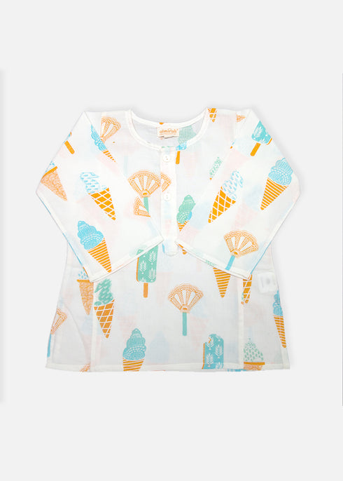 Short Kurta Ice cream